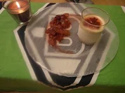 Lebkuchen-Parfait  mit Rumrosinen - Rezept