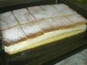 Biskuitschnitte mit Zitronencreme - Rezept