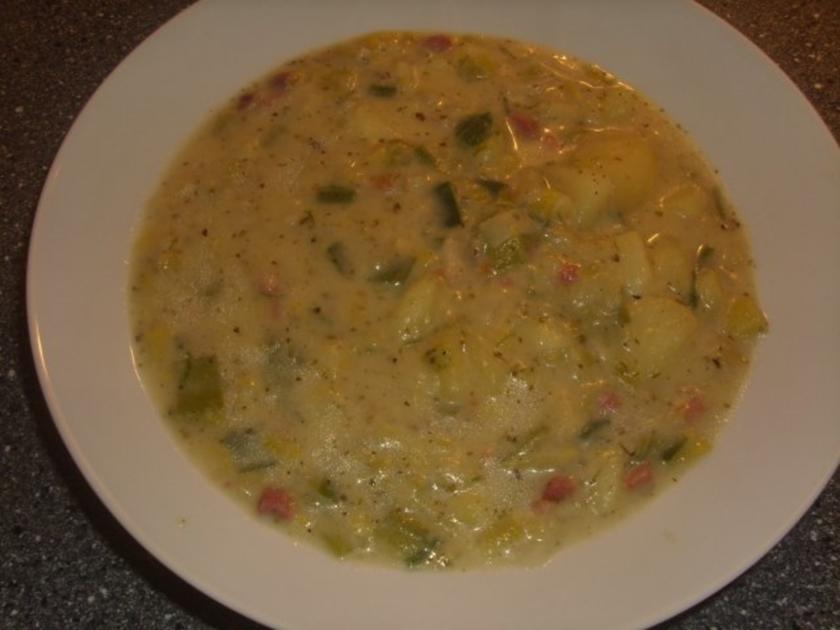 Kartoffel Lauch Suppe - einfach - von Hoenowbear