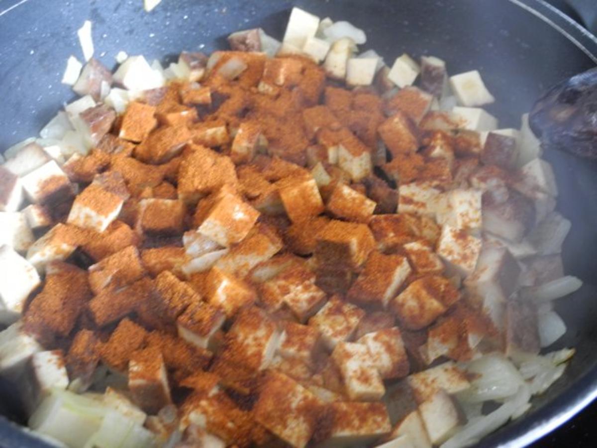 Vegan : Bohnen - Tofu - Gulasch - Rezept - Bild Nr. 8