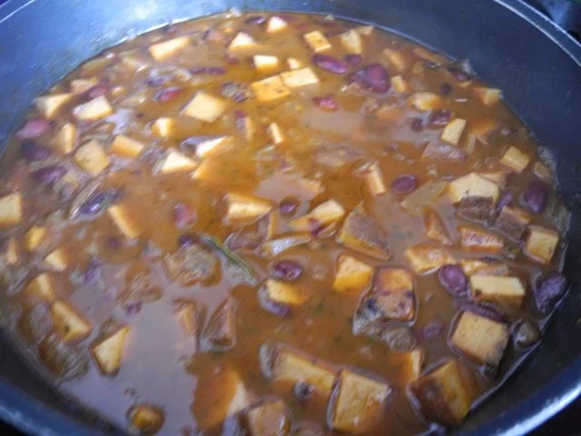 Rezept: Vegan : Bohnen - Tofu - Gulasch Bild Nr. 13 Vegan : Bohnen - Tofu - Gulasch - Rezept - Bild Nr. 13