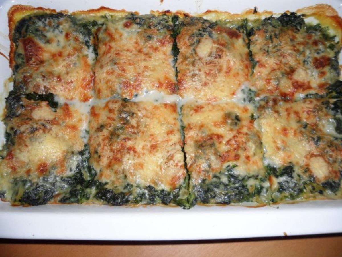 Spinat - Mozarella - Lasagne - Rezept mit Bild - kochbar.de