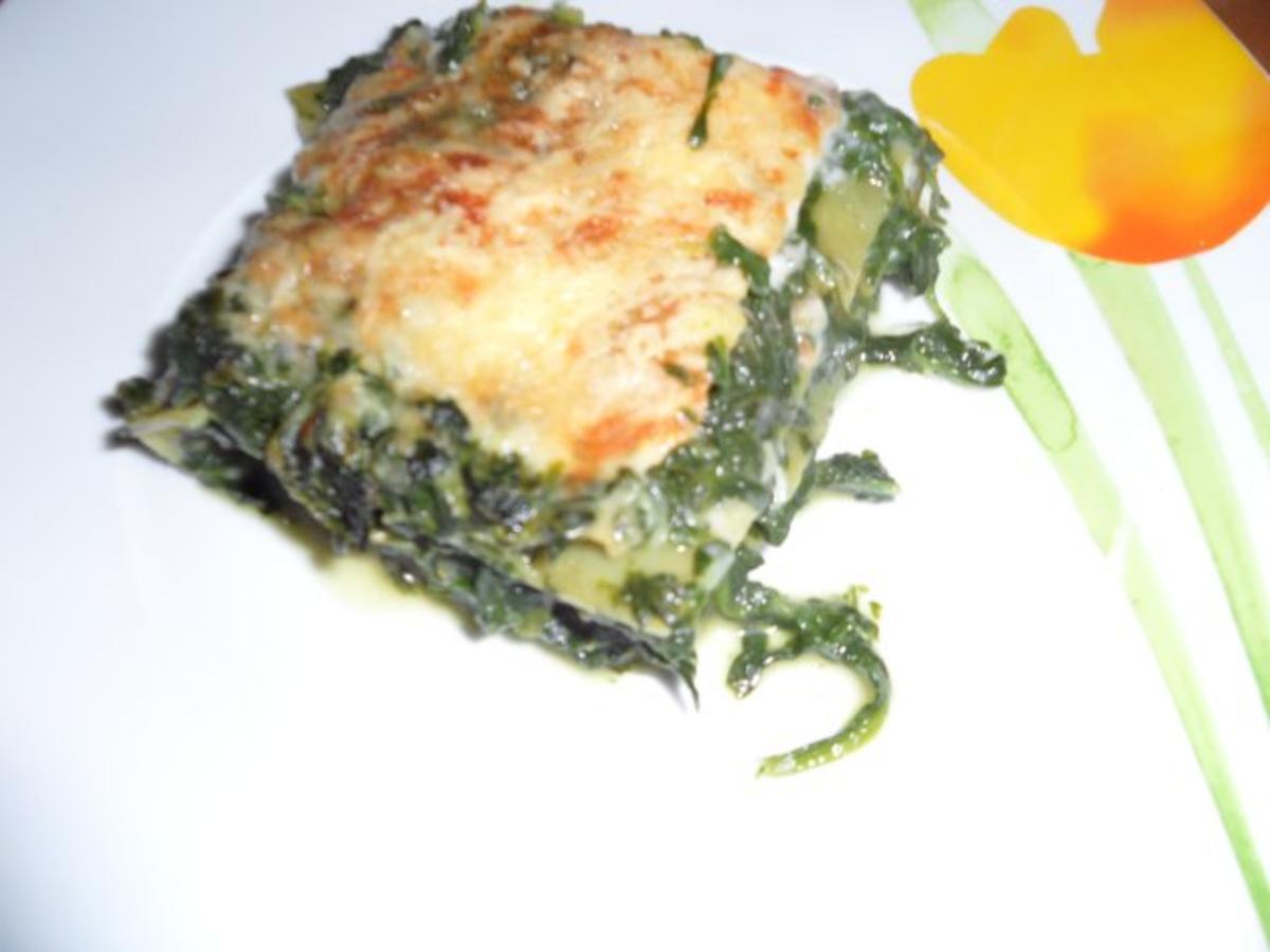 Spinat - Mozarella - Lasagne - Rezept - Bild Nr. 2