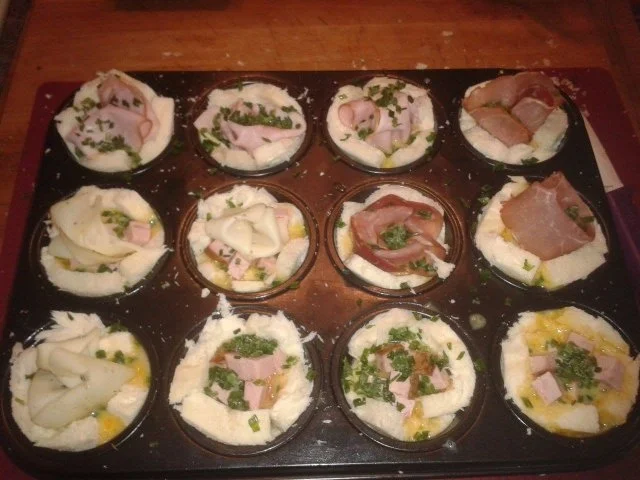 Toastmuffins mit Feldsalat - Rezept - Bild Nr. 4