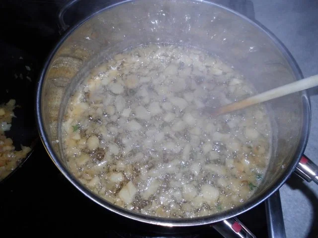 Griebenschmalz mit Apfel und Zwiebeln - Rezept - Bild Nr. 7