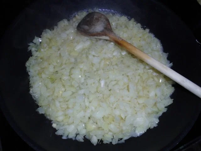 Rezept: Griebenschmalz mit Apfel und Zwiebeln Bild Nr. 5 Griebenschmalz mit Apfel und Zwiebeln - Rezept - Bild Nr. 5