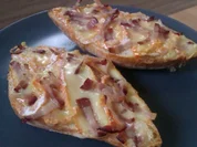 Überbackene Krustis "Elsäßische Art" - Rezept