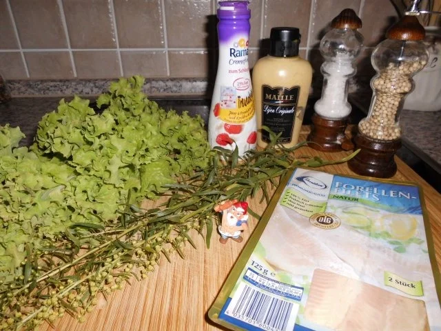 Rezept: Forellenfilet mit Estragonsahne>> Bild Nr. 2 Forellenfilet mit Estragonsahne>> - Rezept - Bild Nr. 2