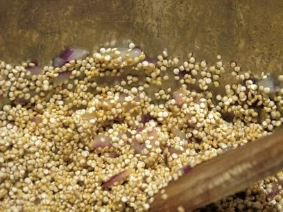 Rezept: Hähnchenbrust auf Tomatensauce mit Gremolata und würzigem Quinoa Bild Nr. 13 Hähnchenbrust auf Tomatensauce mit Gremolata und würzigem Quinoa - Rezept - Bild Nr. 13