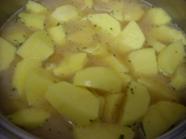 Herzhafte Leberkäse-Pfanne abgewandelte Idee von "Urlaubsoma" - Rezept - Bild Nr. 3