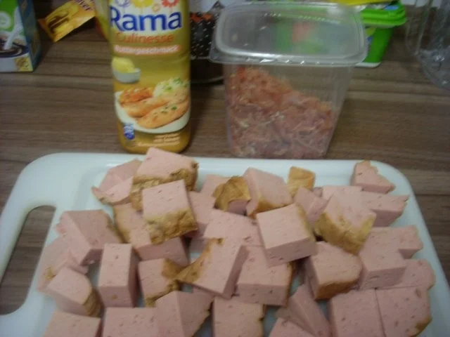 Herzhafte Leberkäse-Pfanne abgewandelte Idee von "Urlaubsoma" - Rezept - Bild Nr. 7