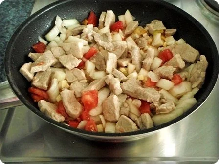 Schweinefleisch mit Ananas  und feinem Reistürmchen dazu - Rezept - Bild Nr. 13