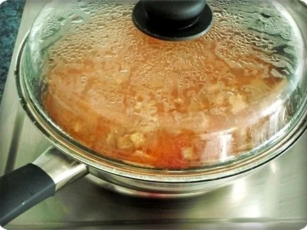 Schweinefleisch mit Ananas  und feinem Reistürmchen dazu - Rezept - Bild Nr. 14