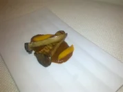 Kräuterseitling | Karottenreduktion | Eigelb - Rezept