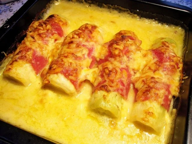 Pikante Lauchröllchen in Béchamelsoße - Rezept - Bild Nr. 7