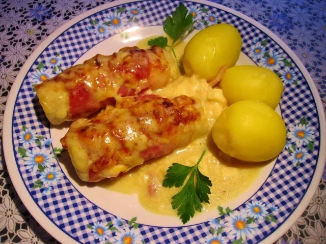 Pikante Lauchröllchen in Béchamelsoße - Rezept - Bild Nr. 8