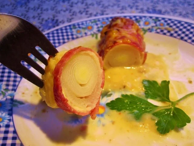 Pikante Lauchröllchen in Béchamelsoße - Rezept - Bild Nr. 9