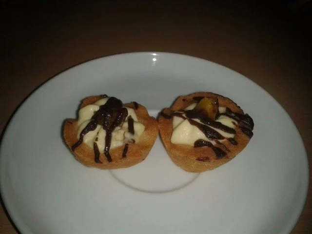 Pfirsich-Frischkäse-Petit-Fours - Rezept