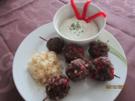 Spiesse mit Kräuterdip - Rezept