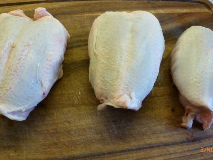 Hähnchenbrust Mit Haut Und Knochen Im Bratschlauch www.kochbar.de