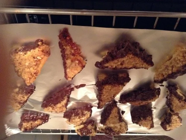 Mandeleckchen - Rezept