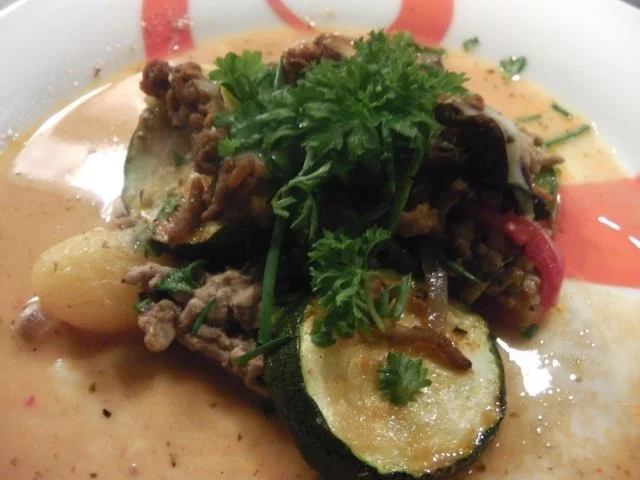 Zucchini-Lasagne mit Majoran-Hackfleisch - Rezept - Bild Nr. 2