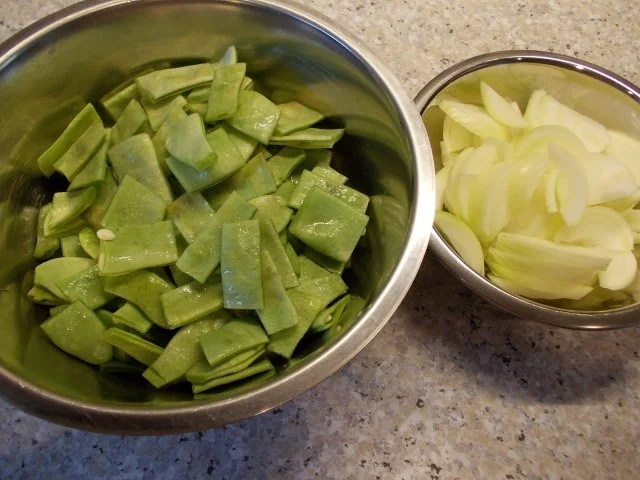 Grüne Bohnen mit Kasseler - Rezept - Bild Nr. 3