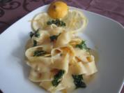 Bandnudeln mit Zitronensauce - Rezept