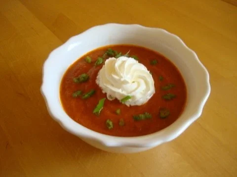 Tomatensuppe mit "Gin-Sahne" - Rezept - Bild Nr. 9