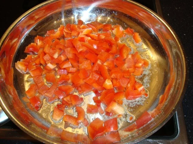 Pasta mit Ajvar-Sahne-Hähnchen - Rezept - Bild Nr. 3