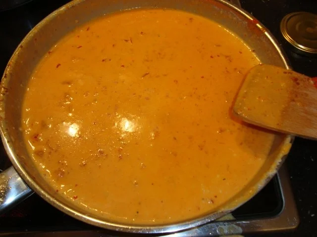 Pasta mit Ajvar-Sahne-Hähnchen - Rezept - Bild Nr. 7