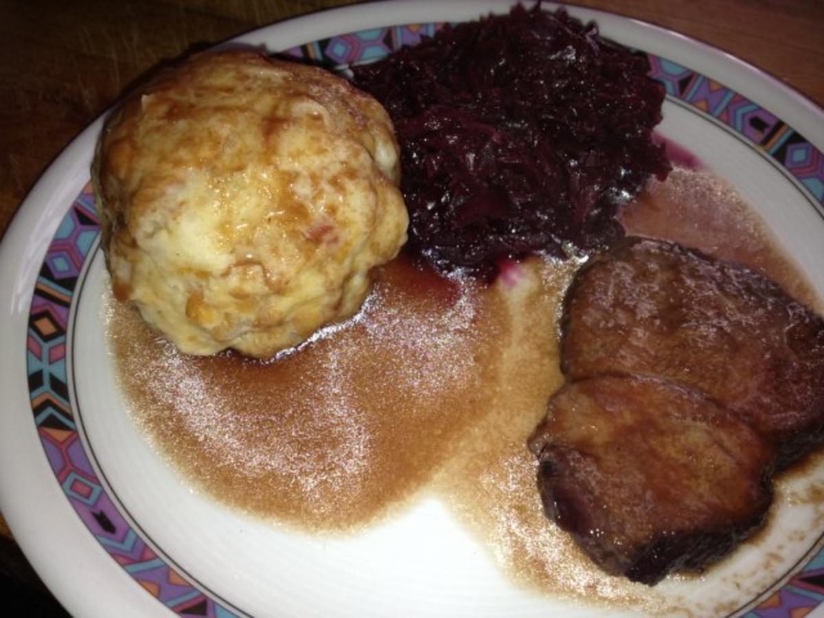 Bilder für Sauerbraten mit Rind Bratenfleisch (ma) frisch und Soßenlebkuchen - Rezept