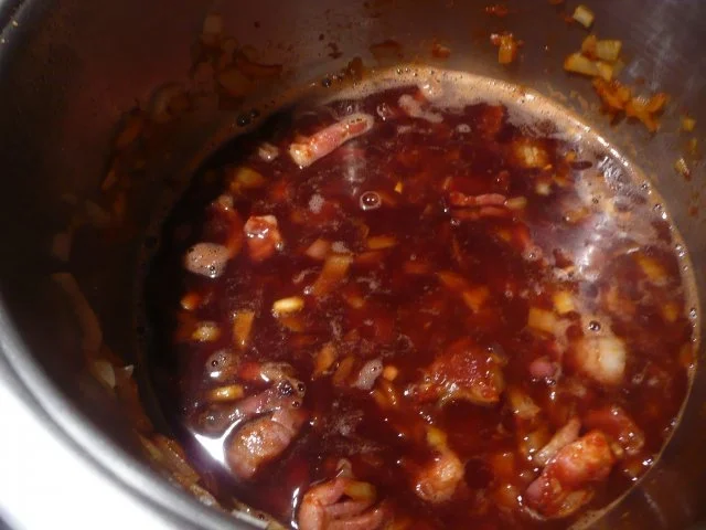 Rezept: Rippcher, Sellerie - Kartoffelstampf , Zuckerschoten und Soße ! Bild Nr. 2 Rippcher, Sellerie - Kartoffelstampf , Zuckerschoten und Soße ! - Rezept - Bild Nr. 2