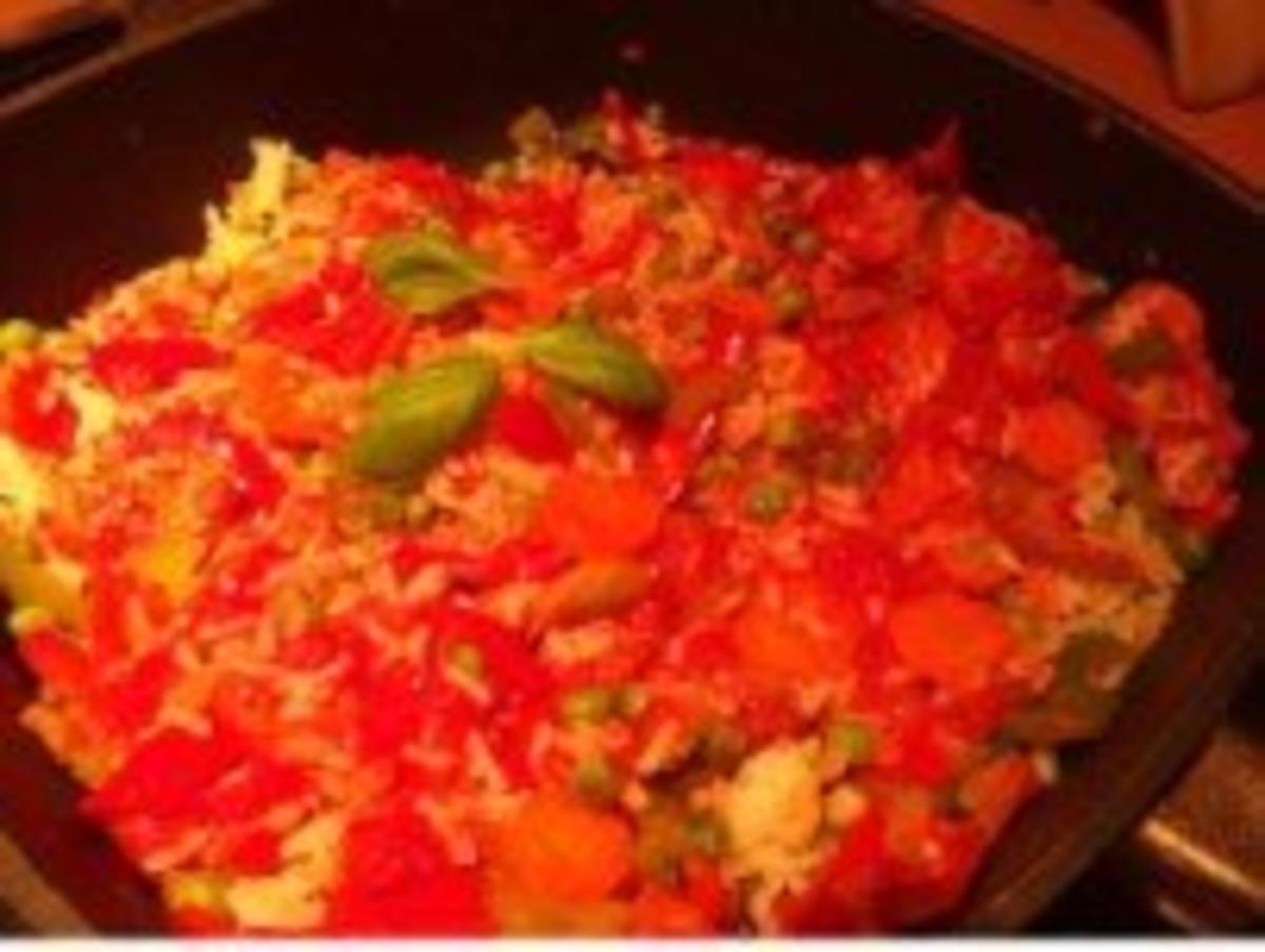 Ohne Fleisch: Neapolitanische Gemüse-Reis-Pfanne - Rezept