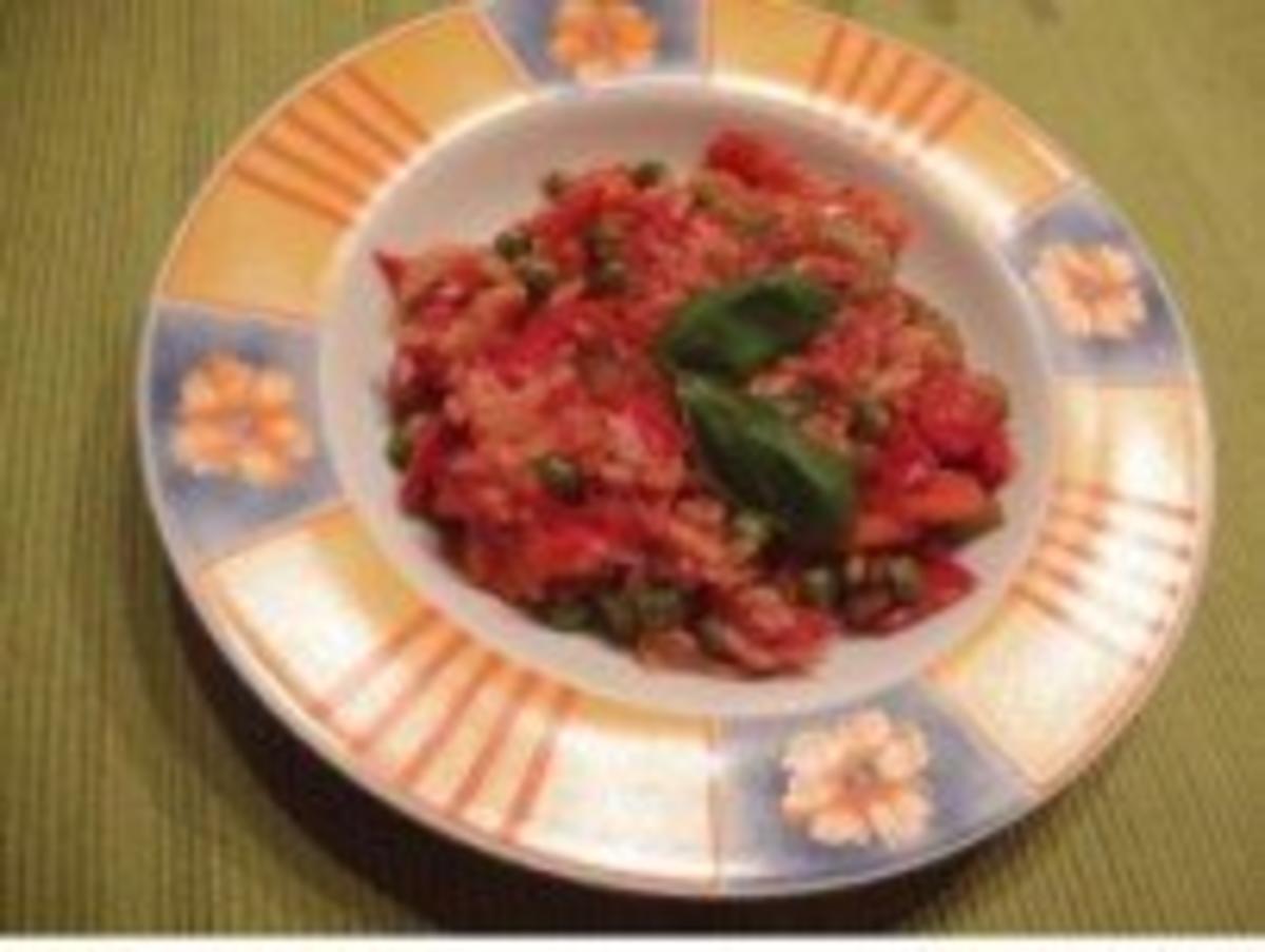 Ohne Fleisch: Neapolitanische Gemüse-Reis-Pfanne - Rezept - Bild Nr. 2