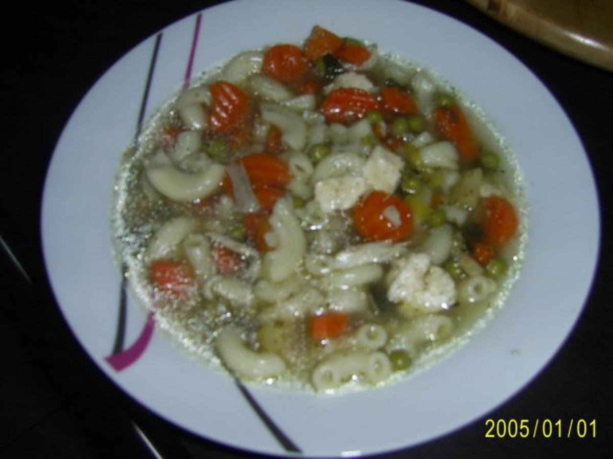 Suppen & Eintöpfe: Nudelsuppe mit knackigem Gemüse - Rezept - Bild Nr. 13