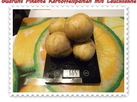Rezept: Kartoffeln: Pikante Kartoffelspalten mit Lauchsahne Bild Nr. 2 Kartoffeln: Pikante Kartoffelspalten mit Lauchsahne - Rezept - Bild Nr. 2