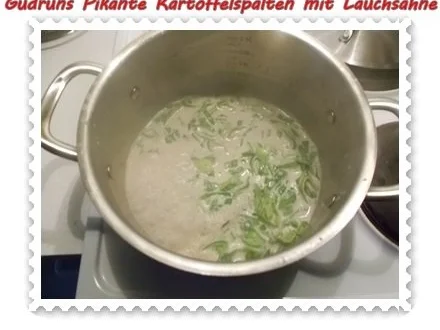 Rezept: Kartoffeln: Pikante Kartoffelspalten mit Lauchsahne Bild Nr. 8 Kartoffeln: Pikante Kartoffelspalten mit Lauchsahne - Rezept - Bild Nr. 8