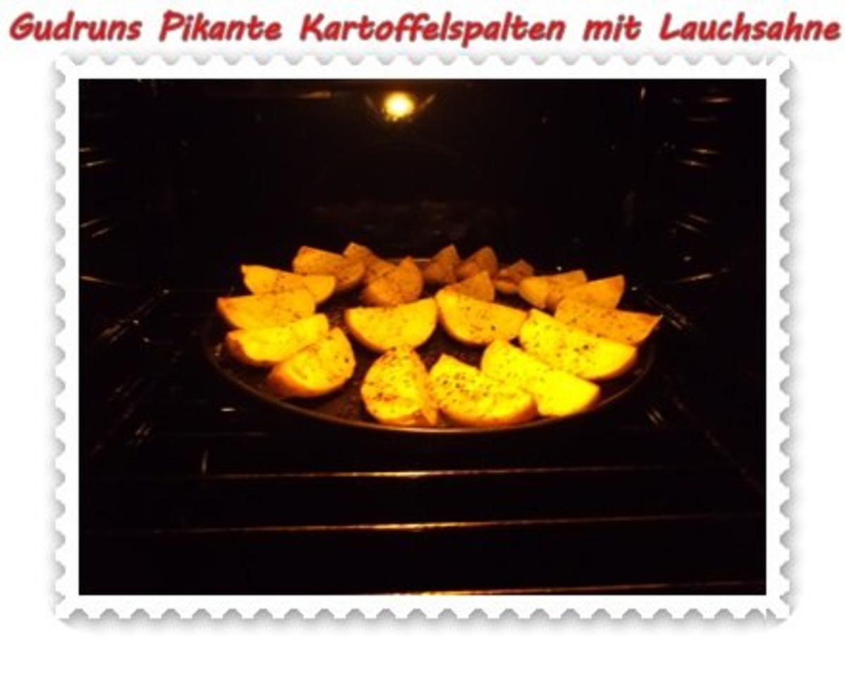 Kartoffeln: Pikante Kartoffelspalten mit Lauchsahne - Rezept - Bild Nr. 9