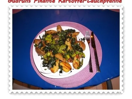 Rezept: Kartoffeln: Kartoffel-Lauch-Pfanne Bild Nr. 4 Kartoffeln: Kartoffel-Lauch-Pfanne - Rezept - Bild Nr. 4