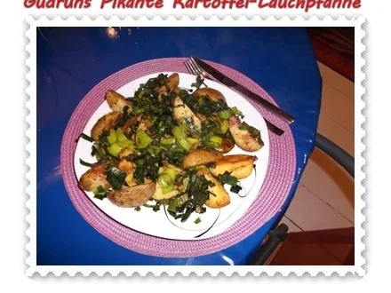 Rezept: Kartoffeln: Kartoffel-Lauch-Pfanne Bild Nr. 6 Kartoffeln: Kartoffel-Lauch-Pfanne - Rezept - Bild Nr. 6