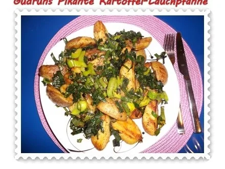Rezept: Kartoffeln: Kartoffel-Lauch-Pfanne Bild Nr. 7 Kartoffeln: Kartoffel-Lauch-Pfanne - Rezept - Bild Nr. 7