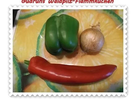 Rezept: Flammkuchen: Waldpilz-Flammkuchen Bild Nr. 3 Flammkuchen: Waldpilz-Flammkuchen - Rezept - Bild Nr. 3