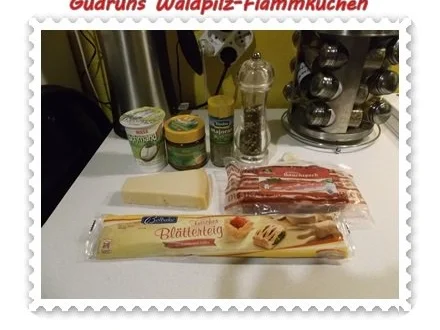 Rezept: Flammkuchen: Waldpilz-Flammkuchen Bild Nr. 4 Flammkuchen: Waldpilz-Flammkuchen - Rezept - Bild Nr. 4