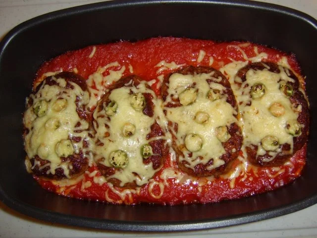 überbackene mexikanische Hacksteaks - Rezept