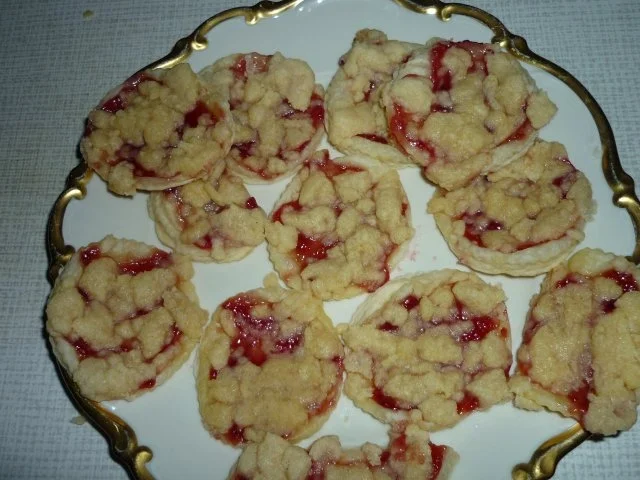 Streuselkekse aus Blätterteig - Rezept