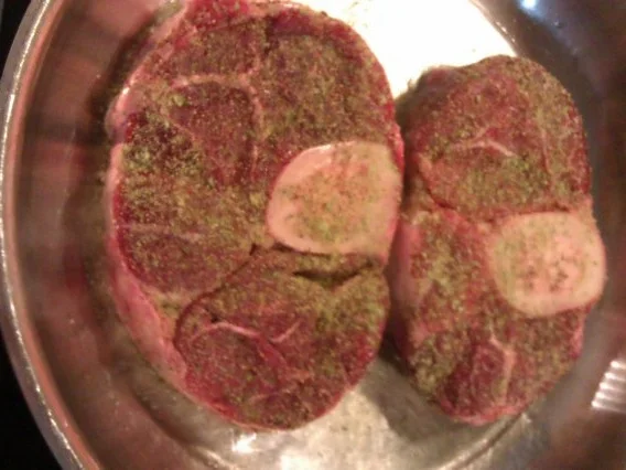 Zart geschmorte Rinderbeinscheiben aus dem Römertopf - Rezept - Bild Nr. 4