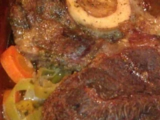 Zart geschmorte Rinderbeinscheiben aus dem Römertopf - Rezept - Bild Nr. 8