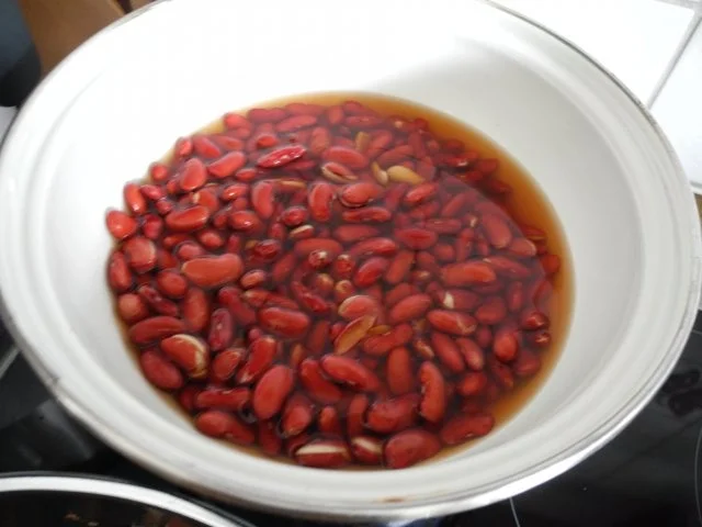 Rezept: Vegan : Karotten - Bohnen - Gulasch an Petersilien - Reis Bild Nr. 8 Vegan : Karotten - Bohnen - Gulasch an Petersilien - Reis - Rezept - Bild Nr. 8