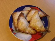 Eingeschneite Apfeltaschen - Rezept